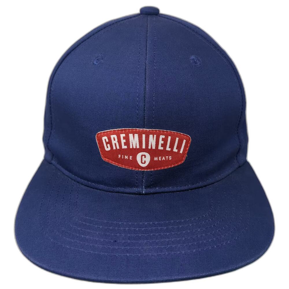 Discrete Creminelli Fine Meats Blue Red Hat One Size Baseball Cap Adjustable